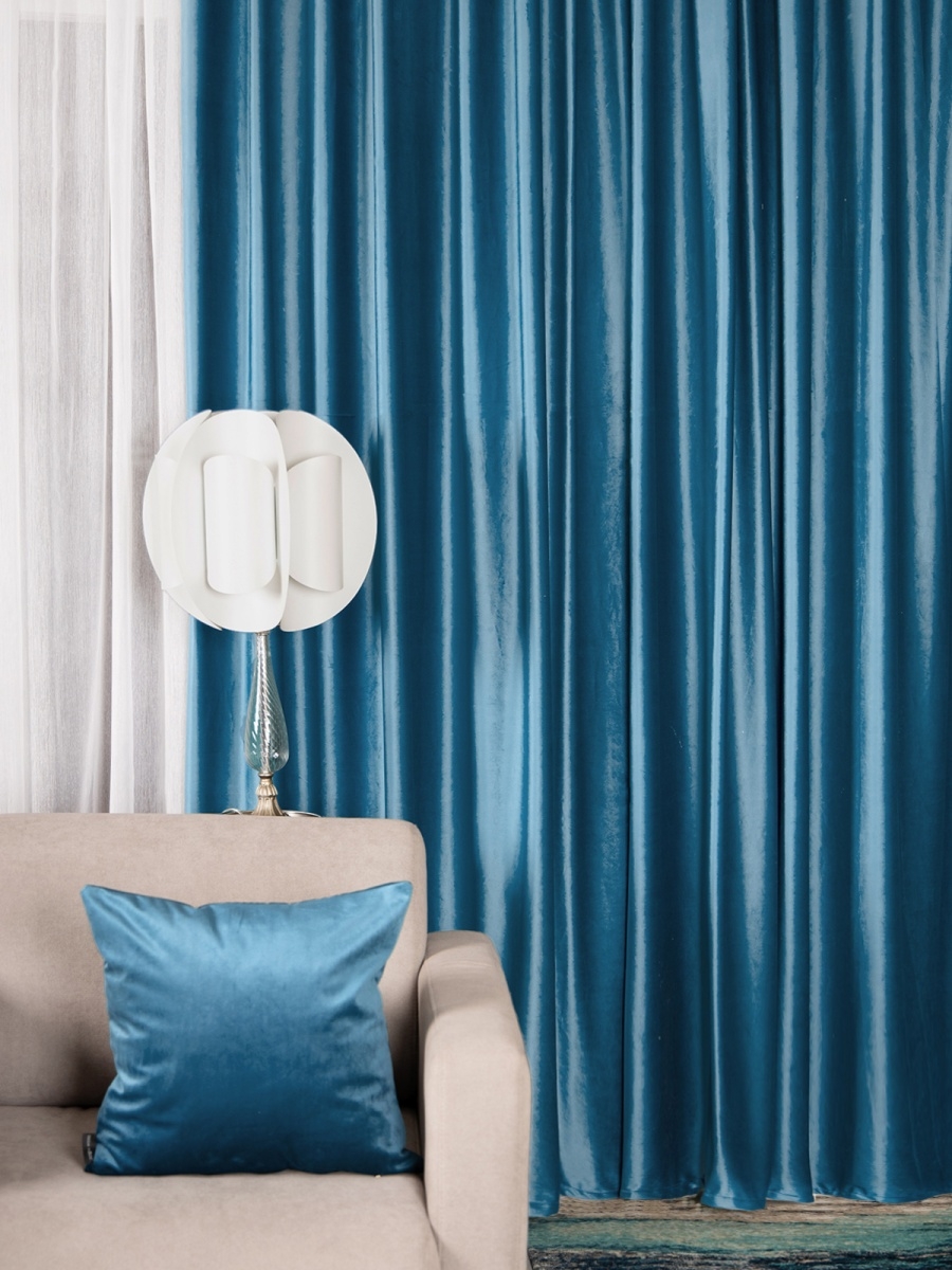 Which fabrics are commonly used for curtains